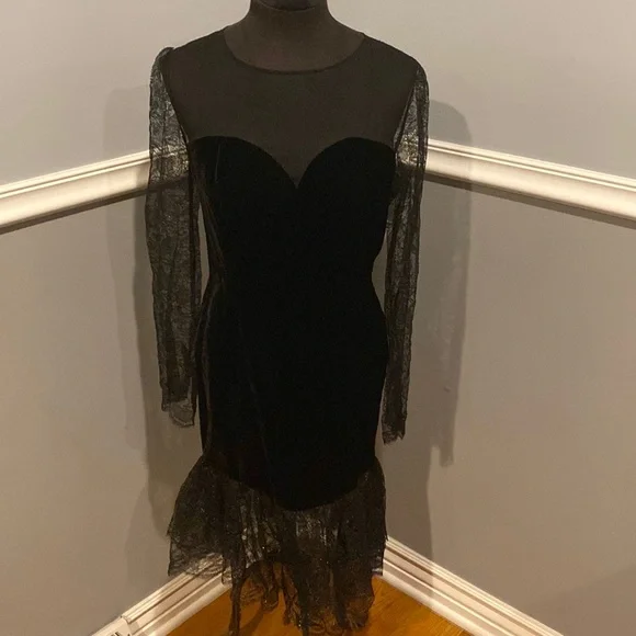 black sequin dress long sleeve plus size Alaia Plus Size Sequin Wrap Long Sleeve Evening Dress– Hello Curve